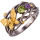 Oxideret sølv ring