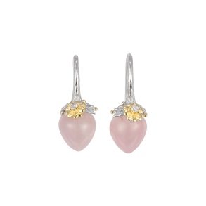 Hnge reringe Rosakvarts - Slv