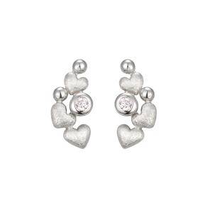 Hjerte reringe Med Pink Sten