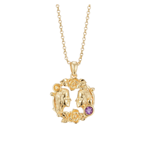 Stjernetegn Tvilling Halskde - Guldbelagt