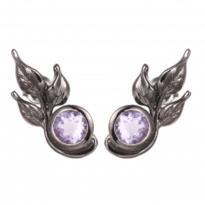 reringe med Lilla sten - Ametyst