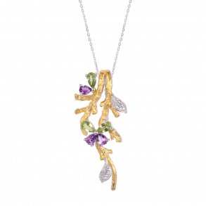 Designers Favorites halskde - Sommerfugle P Gren