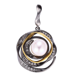 Designers Favorites Necklace - Freshwater pearl with Topaz