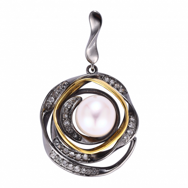 Designers Favorites Necklace - Freshwater pearl with Topaz