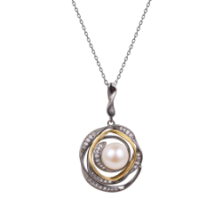 Designers Favorites Necklace - Freshwater pearl with Topaz