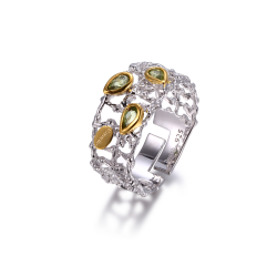 Ring Med �gte Peridot