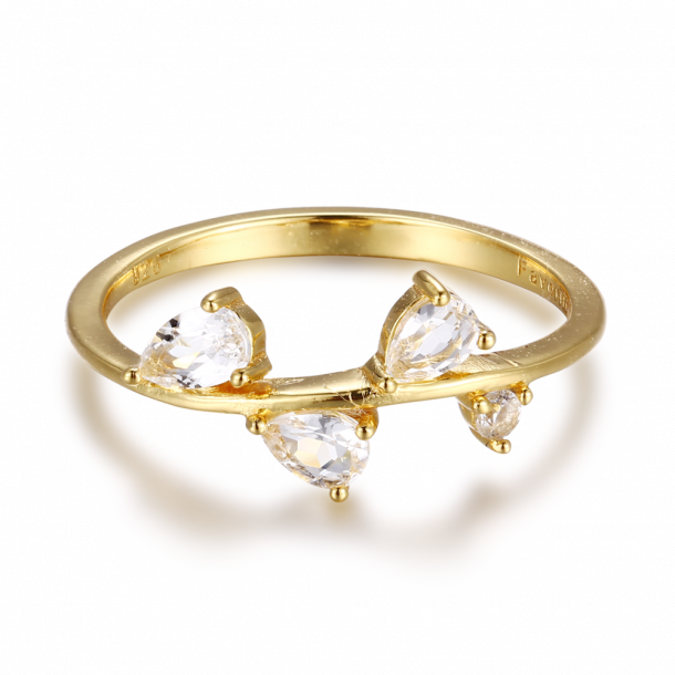 Topas Ring - �gte Sten