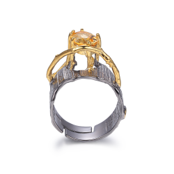 Citrin Ring Justerbar