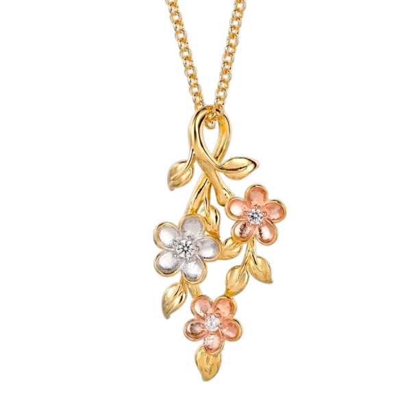Blomster Halsk�de - Bloming