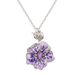 Blomster Halskde - Kirsebr Blomster 