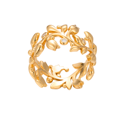 Tulipan Ring Guldbelagt