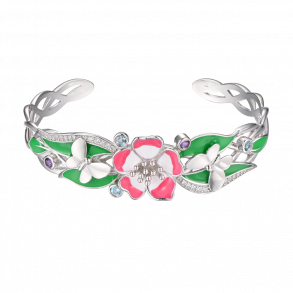 Colorful Nature Bracelet - Silver