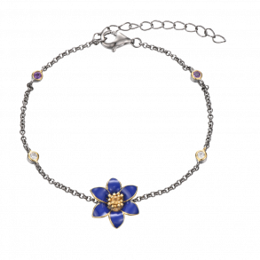 Anemone Bracelet - Dark Silver