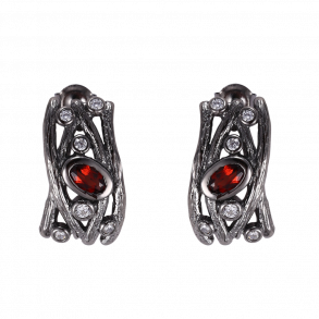 Granat reringe I Mrkt Slv