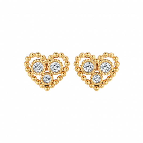 Heart Earrings Goldplated