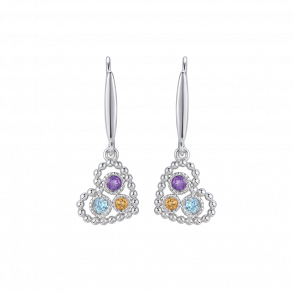 Heart Earrings Silver