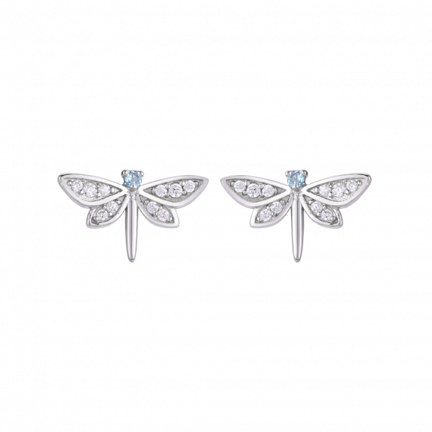 Dragonfly Earrings - Silver