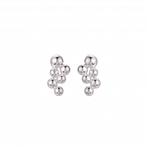 Champagne Earrings - Silver