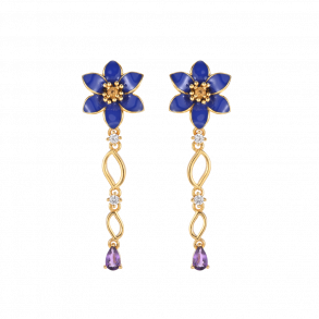 Anemone Earrings - Goldplated