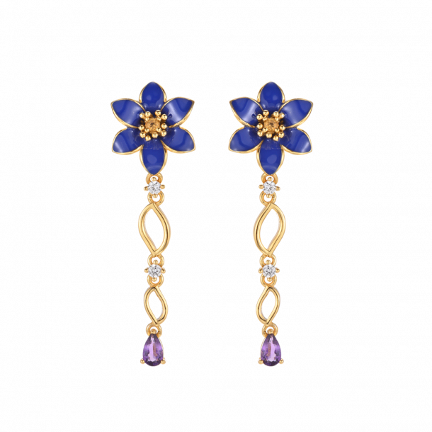 Anemone Earrings - Goldplated