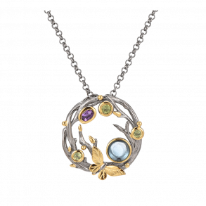 Butterfly Necklace - Dark