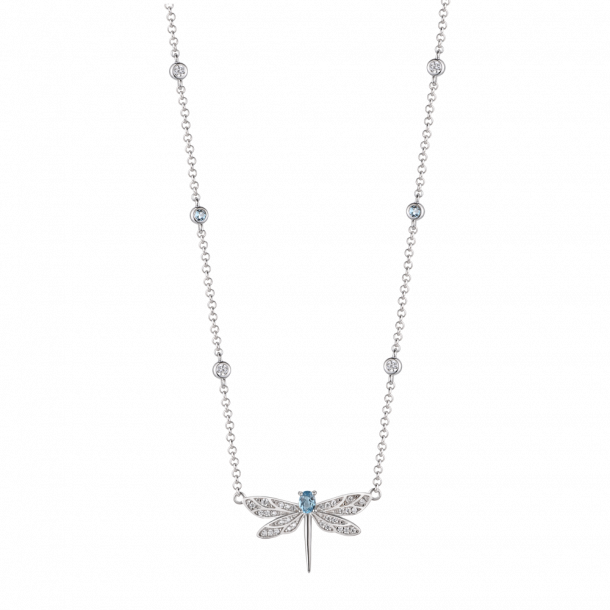 Dragonfly Necklace - Silver