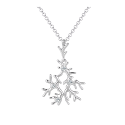 Korall Halsband - Silver