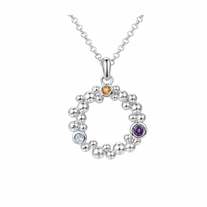 Champagne Necklace - Silver