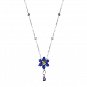 Anemone Necklace - Silver