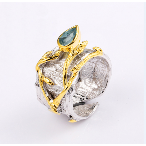 Topas Ring - gte Bl Topas