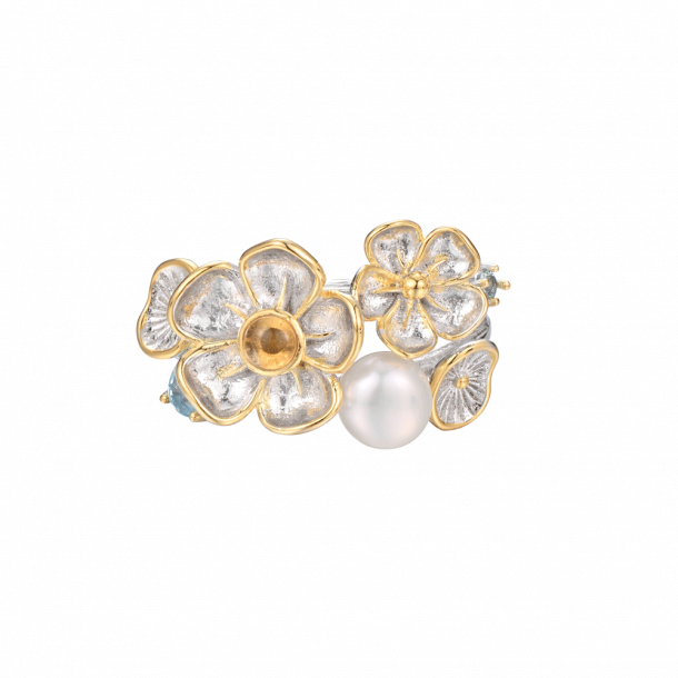 Flower Ring - Silver