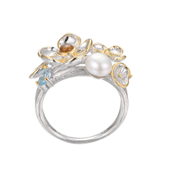 Flower Ring - Silver