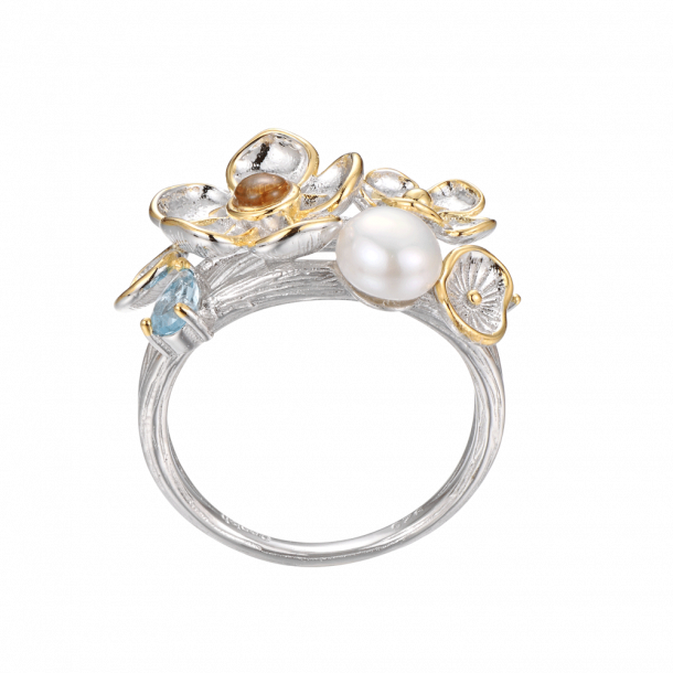 Flower Ring - Silver