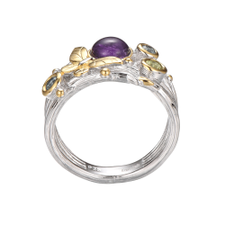 Sommerfugl Ring - Slv