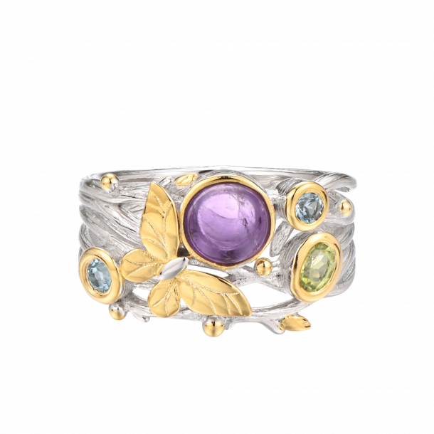 Sommerfugl Ring - Slv