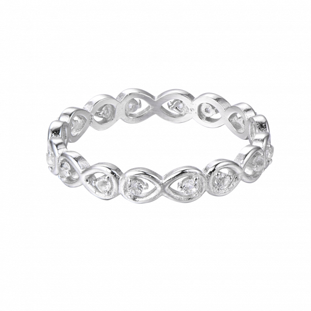 Infinity Ring With Stones