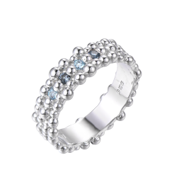 Champagne Ring - Silver