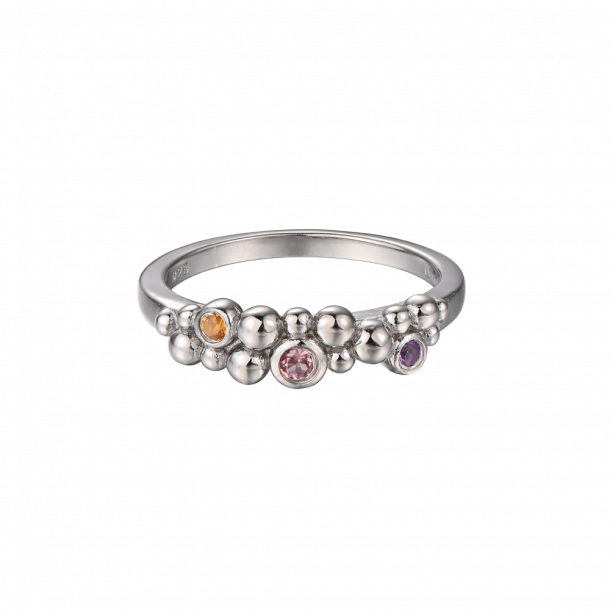 Champagne Ring -  Dark Silver