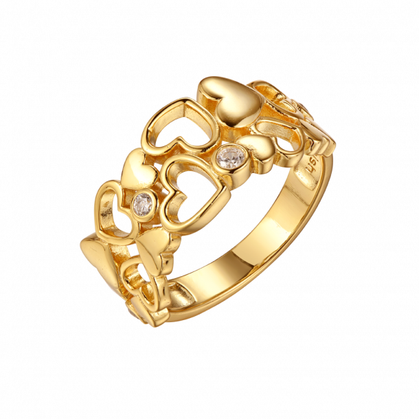 Heart Ring - Goldplated