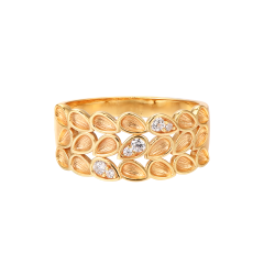 Seeds Ring - Guldbelagt