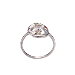 Spin Ring Med gte Sten