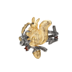 Egern Ring Guldbelagt