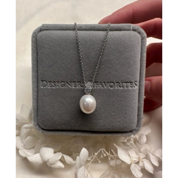 Perle Halsband - Slv