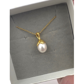 Perle Necklace - Guldbelagt