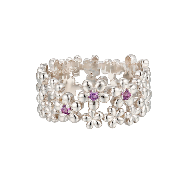 Frgtmigej ring - Silver med ametist