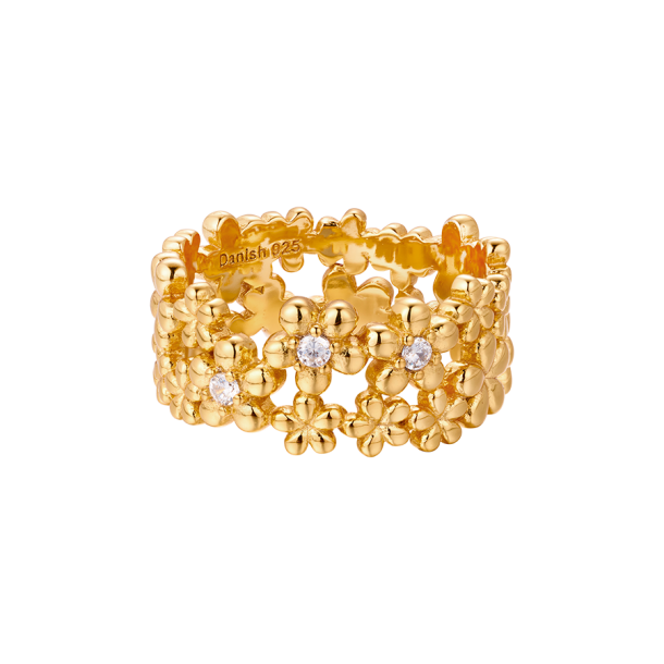 Forget-me-not Ring Goldplated