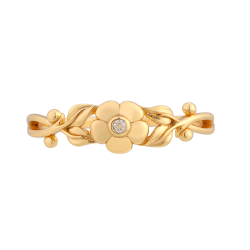 Forglemmigej Ring Guldbelagt 