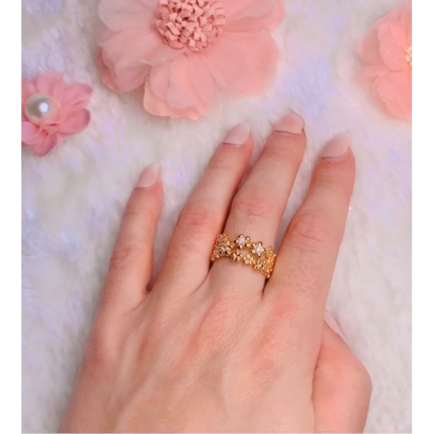 Forget-me-not Ring Goldplated