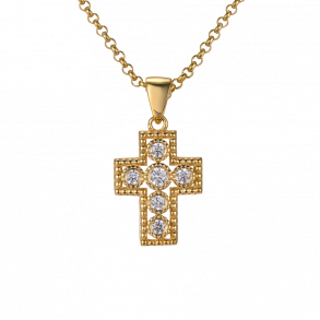 Cross Necklace Silvercolor