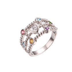 Heart Ring - Gemstone
